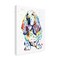 Trademark Fine Art Outdoor Canvas Art - Lisa Whitehouse 'Basset Hound' Wall Art for Patios, or Gardens GRL01946-OC1419WR - alternate 1