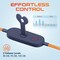 Delton Ascent Replacement USB/USBC Cable for Kids Learning Computer Headset Headphones, Orange S35 - alternate 8