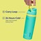 Owala FreeSip Water Bottle 24 oz Very Very Dark BPA Free with Spout Lid C03766R1 - alternate 10