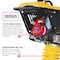 Tomahawk Power 3.6 HP Honda Vibratory Rammer Jumping Jack Tamper Compact 3550 lbs/ft TR68H - alternate 7