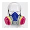 Safety Works PROFESSIONAL SWX00320 Multi-Purpose Half Mask Respirator, M Mask, TPE, Blue SWX00320/817663 - alternate 4