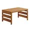 Alaterre Furniture Alaterre Barton Patio Loveseat and Coffee Table Set for Porch or Poolside Natural Finish 80-BARTON-2SOFATB-G - alternate 8