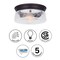 Canarm Flush Mount Light, 2 Light, 60W, 12"x6" IFM623A12ORB - alternate 4