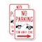 Signmission No Parking Tow-Away Zone with Right Arrow, 18'' X 24'' 2 Signs, Heavy Gauge Aluminum, 2PK A-1824-2PACK-23606 - alternate 1