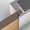 Sartodoors Modern Solid Double Hidden Door with Handle, Planum 0010 Primed with Silver Hidden Frame 60" x 80" PLANUM0010DHF-PR-60 x 80-RH-O - alternate 7