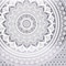 Homeroots 92" X 84" Gray And White Mandala Cotton Hanging Tapestry 397401 - alternate 5