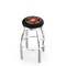 Holland Bar Stool Co 30" Chrome U.S. Marines Swivel Bar Stool, Accent Ring L8C2C30Marine - alternate 1