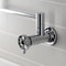 Kingston Brass Wall Mount Pot Filler Faucet with Knurled Handle, Polished Chrome KS4101RKZ - alternate 4