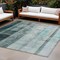 Homeroots 8' X 10' Teal Ombre Washable Non Skid Indoor Outdoor Area Rug 563688 - alternate 1