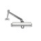 Global Door Controls Commercial Grade 1 Door Closer in Aluminum with Adjustable Spring Tension - Sizes 2-5 TC201-AL - alternate 1