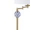 Jonathan Y Aveiro 61.5" Classic Midcentury Iron LED Floor Lamp, Brass Gold JYL3094A - alternate 7