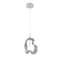 Euf Norah, Pendant, 13", Polished Nickel, Smoked Glass 50248-025 - alternate 3