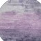 Homeroots 8' Lavender And Lilac Round Striped Washable Indoor Outdoor Area Rug 610897 - alternate 7