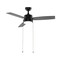 Jonathan Y Blair 42" 1-Light Modern Minimalist 3-Speed Iron Height Adjustable Integrated LED Ceiling Fan w/Pull JYL9725A - alternate 15