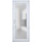 Vdomdoors Front Exterior Prehung FiberGlass Door Frosted Glass / Manux 8102 White Silk / Office Commercial an MANUX8102EXD-WS-W30 x H80-RH - alternate 1
