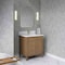 James Martin Vanities Brittany 30" Sgl Vanity, Pecan w/ Sgl Hole 3 CM White Zeus Silestone Top and Matching Backsplash 655-V30-PCN-1WZ - alternate 7