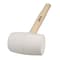 Surtek Wooden Handle White Color Rubber Head Mallet 14in, 16 Oz 616B - alternate 5