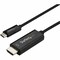 Startech.Com BLACK 6.6FT/2M USB TYPE C DP ALT MODE HBR2 TO HDMI 2.0 CABLE 4K 60HZ/1080P / 7.1 CDP2HD2MBNL - alternate 1