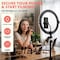 Squatz 11 in LED 12W Selfie Ring Light with Wired Control, 3 Color Modes, 10 Brightness Levels, Tripod SQTCK-1 - alternate 4
