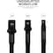 Neiko Impact Extension and Socket-Adapter Set, 0.25 in Hex-Shank Drill Extension Set, 7-Piece Kit 00298A - alternate 4
