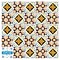 Homeroots 12" X 12" Snowflake and Diamond Peel and Stick Removable Tiles 556446 - alternate 6