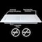 Sierra Grates 4 in. H X 14 in. W 1-Way 45 Degree Louvered, Steel, White Sidewall / Ceiling Register OWC414-WHT - alternate 4