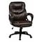 Office Star Products FL Series Faux Leather Manager Chair, Chocolate FL660-u2 - alternate 1
