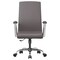 Leisuremod Evander Office Chair in Upholstered Leather and Iron Frame with Swivel and Tilt, Grey EO20GRL - alternate 8