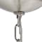 Homeroots Nickel Chandelier Iron Ceiling Light With Clear Shades 651690 - alternate 4