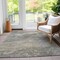 Homeroots 5' X 8' Taupe Beige And Ivory Abstract Washable Indoor Outdoor Area Rug 577836 - alternate 9