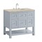 James Martin Vanities Breckenridge 36" Single Vanity, Serenity Blue, w/ 3 CM Tajnar Eclos Top 330-V36-SRB-3TJR - alternate 7