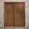 Sartodoors Sliding Closet Bypass Doors 64 x 84 inches, Ego 5010 Cognac Oak Veneer, Rails Hardware Set, Wood EGO5010DBD-DKO-6484 - alternate 5