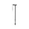 Carex Soft-Grip Walking Cane w/Strap Black Aluminum/Plastic 40in H X 5.2in L Black FGA52000 0000 - alternate 2