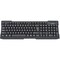 Manhattan ENHANCED KEYBOARD USB, BLACK - 104 KEYS - STREAMLINED, DURABLE DESIGN IDEAL FOR 175708 - alternate 6