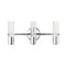 Jonathan Y Bolha 18 in. 3-Light Minimalist Modern Bubble Acrylic/Iron Integrated LED Vanity Light, Chrome JYL7224A - alternate 11