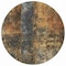 Homeroots 8' Gray Brown And Gold Round Abstract Washable Indoor Outdoor Area Rug 606064 - alternate 6