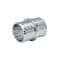Hps Performance 1 in OD x 2 in L, Billet 6061 Aluminum Joiner Hose Union Connector, Anodized Silver AHU-100-SL - alternate 1