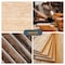 Powertec 13 in Planer Blades 3PK and 30 Micron Filter Dust Collector Bag with 4 in Key Hose Clamp 12842N - alternate 5