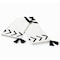 Homeroots 50" X 60" Black and White Woven Cotton Geometric Throw Blanket with Tassels 516486 - alternate 6