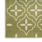 Homeroots 5' X 7' Green And Ivory Geometric Indoor Outdoor Area Rug 572645 - alternate 7