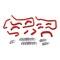 Hps Performance High Temp Reinforced Silicone Ancillary Coolant Hose Kit, Red,  57-1806-RED - alternate 1