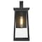 Homeroots Black Contempo Elongated Outdoor Wall Light 398454 - alternate 5
