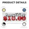 Signmission Everything 10 Dollars, 36 Inch x 96 Inch, Vinyl Banner B-96-30566 - alternate 5