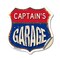 Signmission Captain's Garage, 12 Inch X 12 Inch, Vinyl Decal SHI-D-12-383-CAPTAIN - alternate 1
