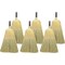 Genuine Joe Warehouse Broom - 38 Lacquered Wood Handle - Corn Fiber Bristles, 6PK GJO12001CT - alternate 1