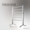 Anzzi Naple Series 6-Bar Aluminum Wall Mounted/Free Standing Electric Towel Warmer Rack  in Matte Finish TW-FS103AL - alternate 8
