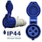 Walther-Werke Pin and Sleeve Connector, 30A, 3Ã¸Y 120/208 or 230, 3 Phase, 3 Pole, NEMA Not Rated 330509 - alternate 6