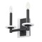 Z-Lite Kaden 2-Light Wall Sconce, 11 in W, Matte Black 3045-2S-MB - alternate 6