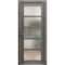 Sartodoors Solid French Door Frosted Glass Grey 24x80 Solid Core Modern Interior QUADRO4002ID-NEB-24 - alternate 1
