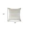 Homeroots Set of Two 18" X 18" Green Beach Chevron Cotton Zippered Pillow, 2PK 535273 - alternate 5